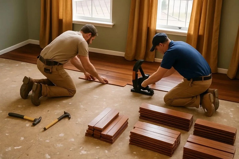 Best flooring options for home renovations including hardwood, vinyl, laminate, and tile.