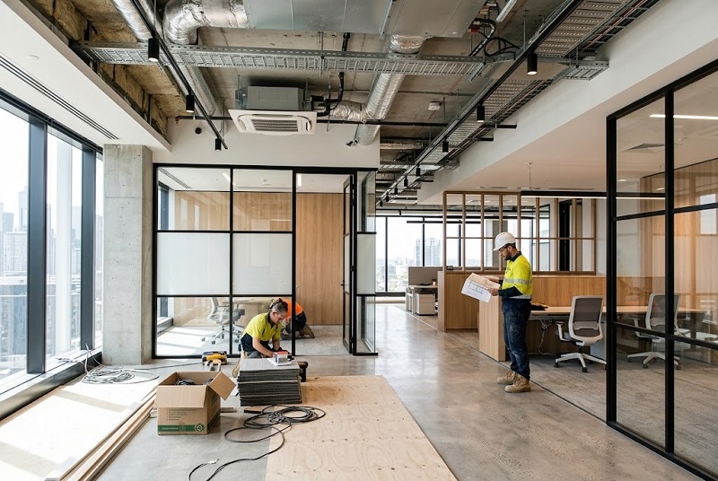 Commercial fitout costs influenced by office design, materials and construction choices